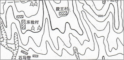 崇陵陵园平面图
