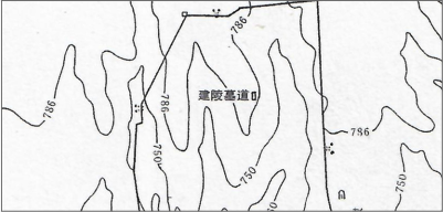 建陵陵园平面图